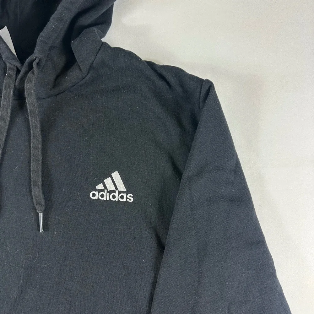 Adidas Men's‎ Black Pullover Hoodie Sweatshirt Size Large